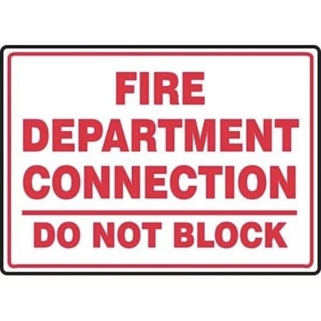 Accuform SAFETY SIGN FIRE DEPARTMENT MEXG550RV MEXG550RV